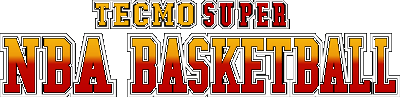 Tecmo Super NBA Basketball logo for Super Nintendo